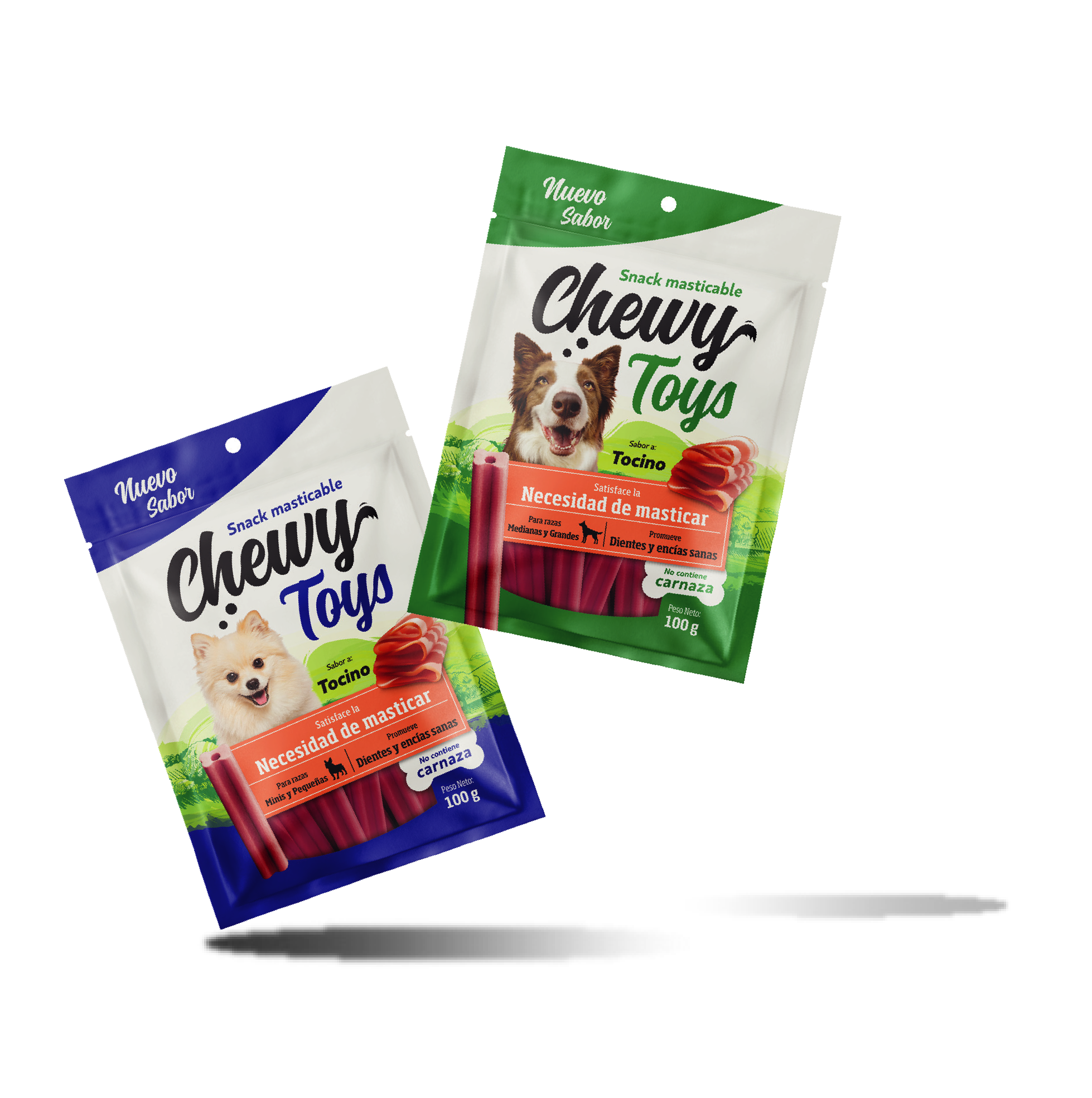 Snack premium masticable para razas  grandes y medianas.